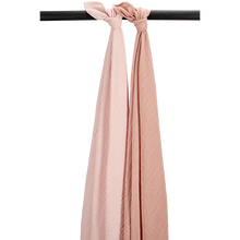 Afbeelding in Gallery-weergave laden, Meyco Hydrofiele doeken pre-washed Soft Rose/Rose 120x120cm - 2-Pack