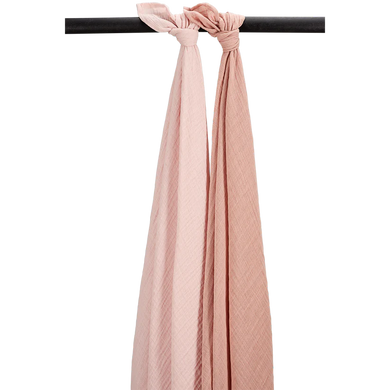 Meyco Hydrofiele doeken pre-washed Soft Rose/Rose 120x120cm - 2-Pack