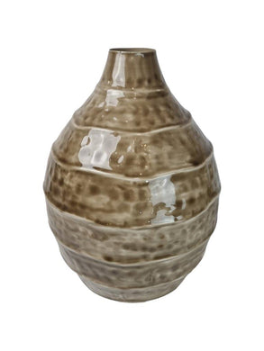 Mansion - Oropesa iron vase brown 24*35