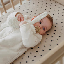 Afbeelding in Gallery-weergave laden, Meyco Baby Studio slaapzak gevoerd afritsbare mouw jacquard badstof Clouds natural