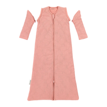Afbeelding in Gallery-weergave laden, Meyco Baby Studio slaapzak gevoerd afritsbare mouw jacquard Bow Rose
