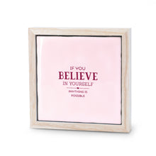 Afbeelding in Gallery-weergave laden, Liefs Lijstje - Believe quote