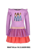 Afbeelding in Gallery-weergave laden, B.NOSY - K3 B.Nosy girls dress 3-layer mesh skirt