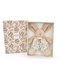 Afbeelding in Gallery-weergave laden, Doudou lapin beige - Doudou plat - 18 cm