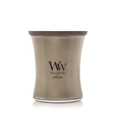WoodWick Cypress Ore - Warm Nickel Metal Collection