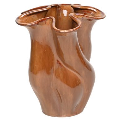 Mansion - Brown ceramic vase Mara 16*14.3*19.3cm