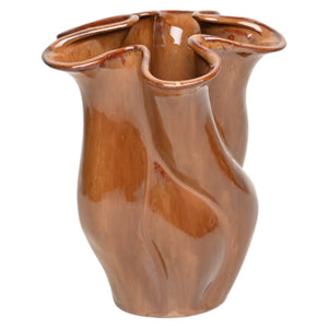 Mansion - Brown ceramic vase Mara 16*14.3*19.3cm