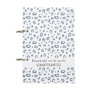 Meyco Geboortekaartjesbundel Bubbles Blue One size