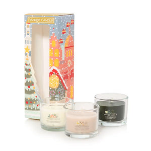 YC 3 Filled Votive Gift Set Passport to the Holidays