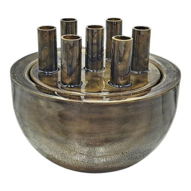 Mansion - Flower Tube Vase Madison Antique Black 20*20*18cm
