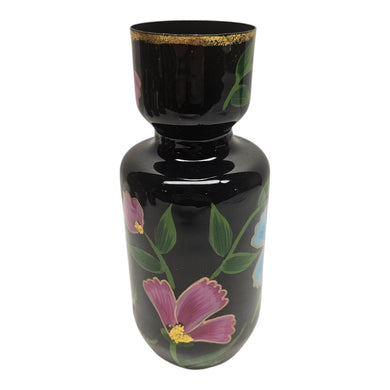 Mansion - Hand painted Black Flower Vase 9*9*20cm