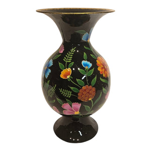 Mansion - Hand Painted Black Flower Vase 26*26*45cm