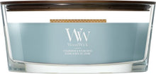 Afbeelding in Gallery-weergave laden, WoodWick Cedarwood &amp; Ocean Moss Ellipse Candle