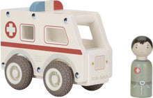Afbeelding in Gallery-weergave laden, Little Dutch - houten Ambulance FSC
