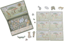 Afbeelding in Gallery-weergave laden, Little Dutch Magnetisch speelbord FSC - Safari Friends