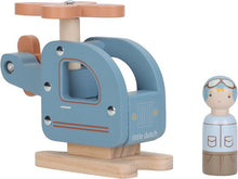 Afbeelding in Gallery-weergave laden, Little Dutch - Houten Helikopter FSC