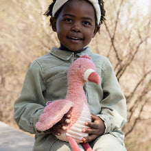 Afbeelding in Gallery-weergave laden, Little Dutch Safari Friends Knuffel Flamingo - 35 cm