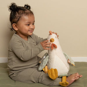 Little Dutch Activiteitenknuffel kip 25cm - Little Farm