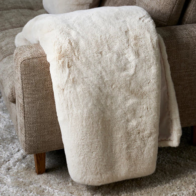 Riviera Maison - Heather Faux Fur Throw 180x130