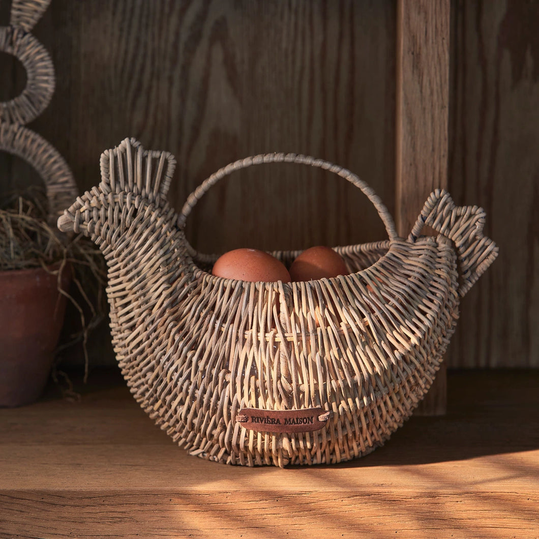 Riviera Maison - Rustic Rattan Lovely Chicken Basket