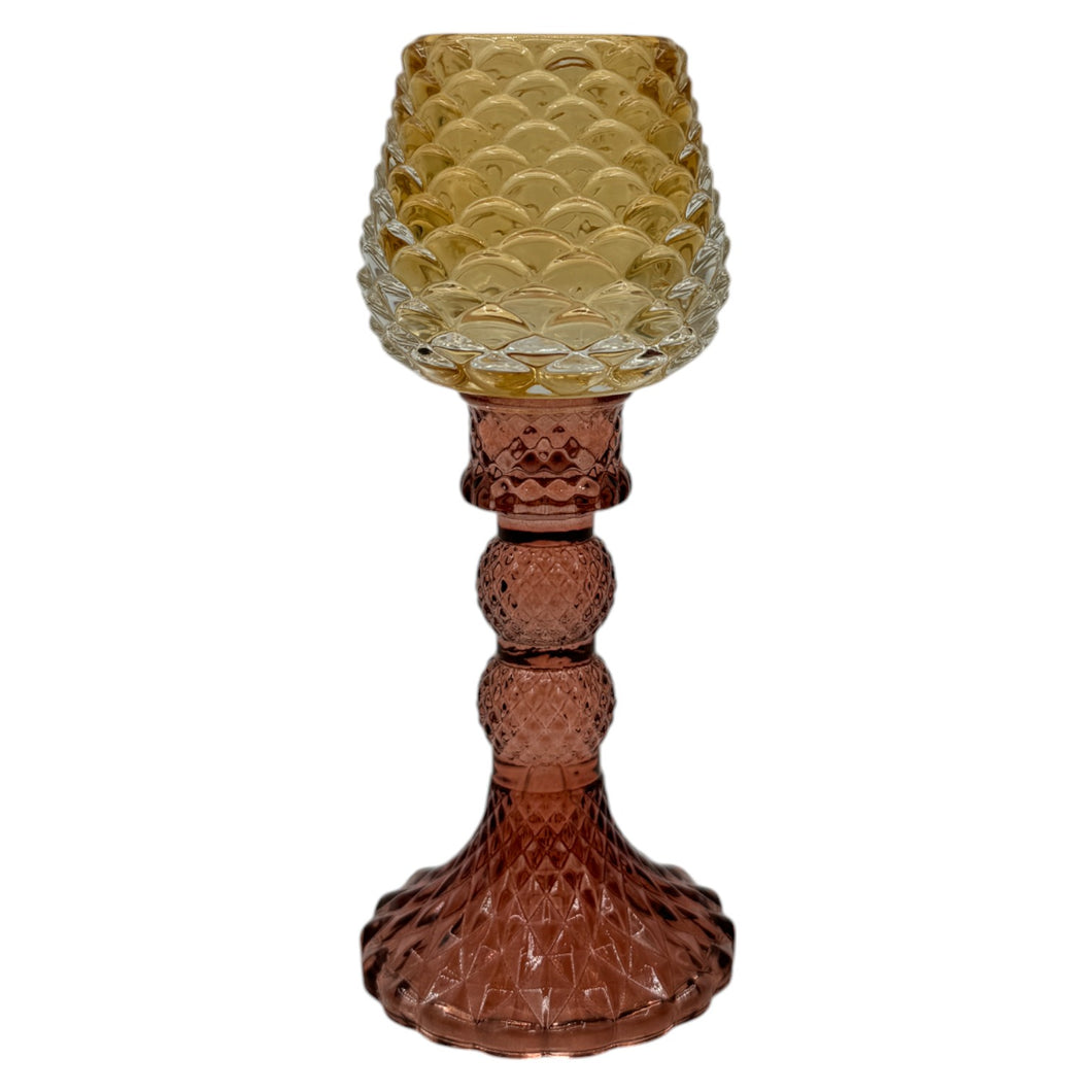 Mansion - Pincone tealight Holder Metallic Golod 8*19cm