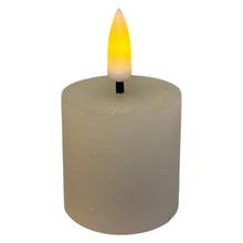 Afbeelding in Gallery-weergave laden, Mansion - Set van 2 oplaadbare LED-theelichtjes Ø3,8 × 4 cm - rustiek ivoor