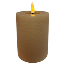 Afbeelding in Gallery-weergave laden, Mansion - Oplaadbare LED-kaars Ø7,5 × 10 cm - rustiek zand