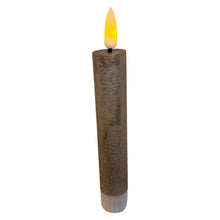 Afbeelding in Gallery-weergave laden, Mansion - Set van 2 oplaadbare LED-dinerkaarsen Ø2,2 × 12,5 cm - metallic champagne