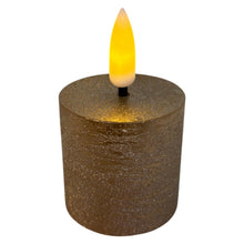 Afbeelding in Gallery-weergave laden, Mansion - Set van 2 oplaadbare LED-theelichtjes Ø3,8 × 4 cm - metallic champagne