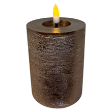 Afbeelding in Gallery-weergave laden, Mansion - Oplaadbare LED-kaars Ø7,5 × 10 cm - beige champagne