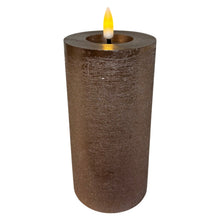 Afbeelding in Gallery-weergave laden, Mansion - Oplaadbare LED-kaars Ø7,5 × 15 cm - beige champagne
