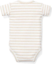 Afbeelding in Gallery-weergave laden, Little Dutch Romper korte mouw Stripe Sand/White