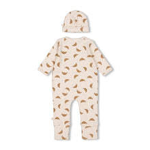 Afbeelding in Gallery-weergave laden, Feetje Geschenkset 1-delig babypak + muts offwhite melange