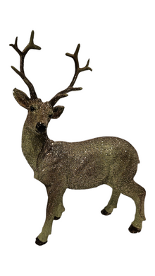 Mansion - Standing Deer Glitter 13*5.5*16