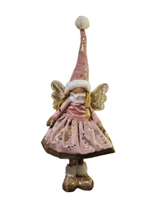 Mansion - Pink dressed Angel Standing 22*16*50cm