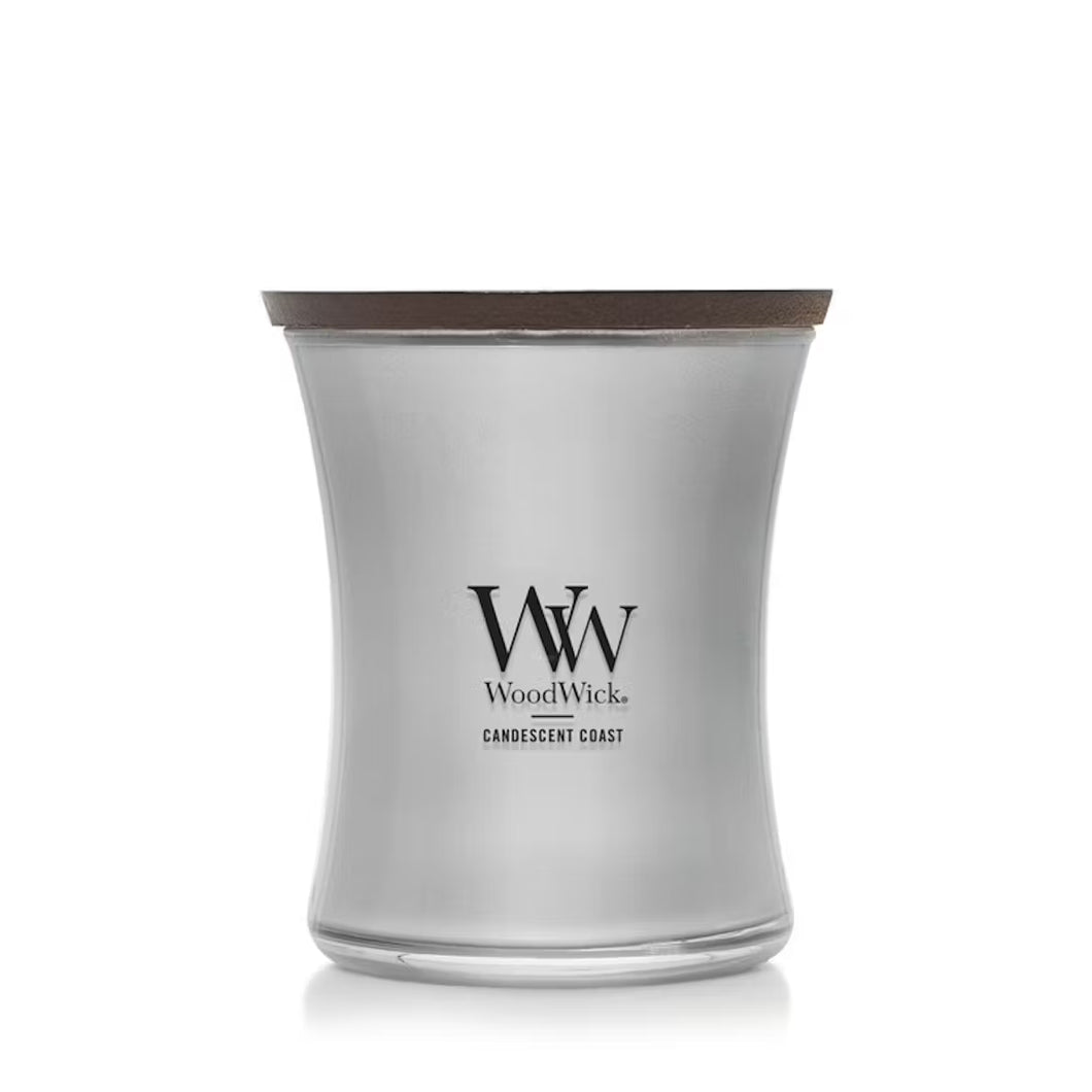 WoodWick Candescent Coast - Silver Metal Collection