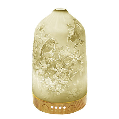 Aroma diffuser Ø 9x17 cm Wit Porselein Vogels