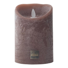 Afbeelding in Gallery-weergave laden, PTMD - LED Light Candle rustic brown moveable flame L