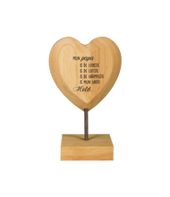 Afbeelding in Gallery-weergave laden, Wooden hearts - Papa