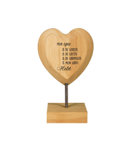 Afbeelding in Gallery-weergave laden, Wooden hearts - Opa