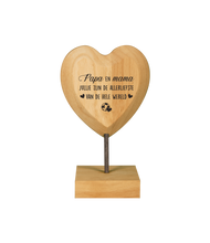 Afbeelding in Gallery-weergave laden, Wooden hearts - Papa en mama