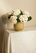 Afbeelding in Gallery-weergave laden, PTMD - Hydrangea Flower beige hydrangea stem with leaves