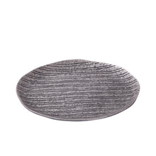 Afbeelding in Gallery-weergave laden, PTMD - Grail Silver alu plate with stripes round M