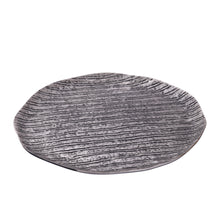 Afbeelding in Gallery-weergave laden, PTMD - Grail Silver alu plate with stripes round L