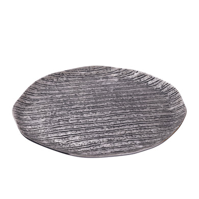 PTMD - Grail Silver alu plate with stripes round L