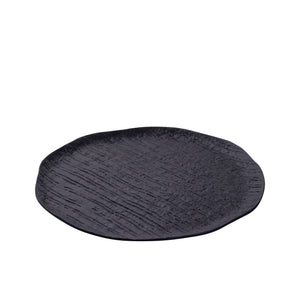 PTMD - Grail Black alu plate with stripes round L