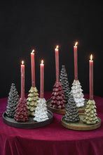 Afbeelding in Gallery-weergave laden, PTMD - Teeyla Gold ceramic glazed tree candleholder L