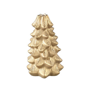 PTMD - Teeyla Gold ceramic glazed tree candleholder L