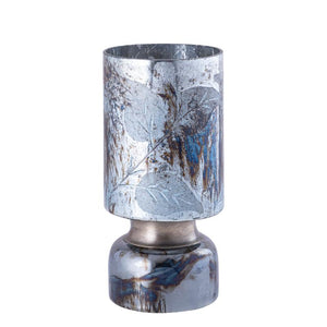 PTMD - Navanah Blue glass stormlight leaf etched round L