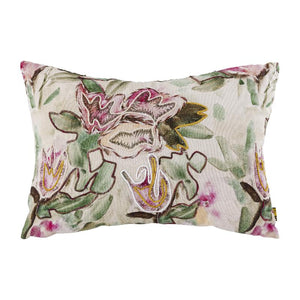 PTMD - Ayumi Pink rectangle cotton cushion abstract